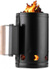 Charcoal Chimney Starter,Charcoal Lighter Chimney Quick Rapid Fire Briquette Starters Can Canister for Grilling Camping Accessories
