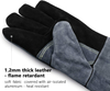 Heat Resistant Welding Gloves 16 inches Cowhide Leather - Long Sleeve and Insulated Lining BBQ Glove