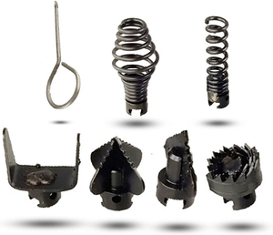 Drain Cleaner Combination Cutter Head Set Cutter Head for Dredging 7pcs 16mm Manganese Steel Drain Cleaner Machine Combination Cutter Head Set for Pipeline Dredging Machine